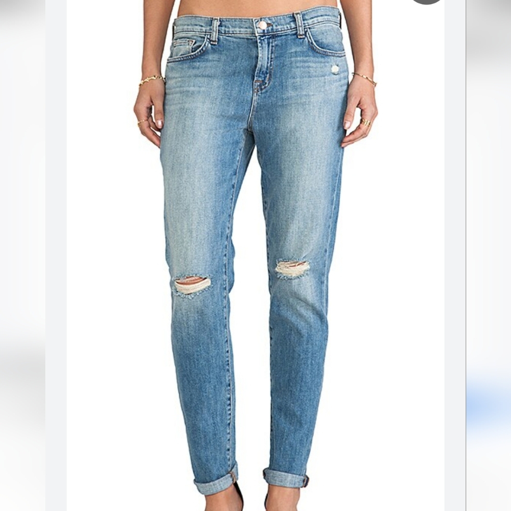 J Brand Light Blue Distressed Jake Landslide Jeans